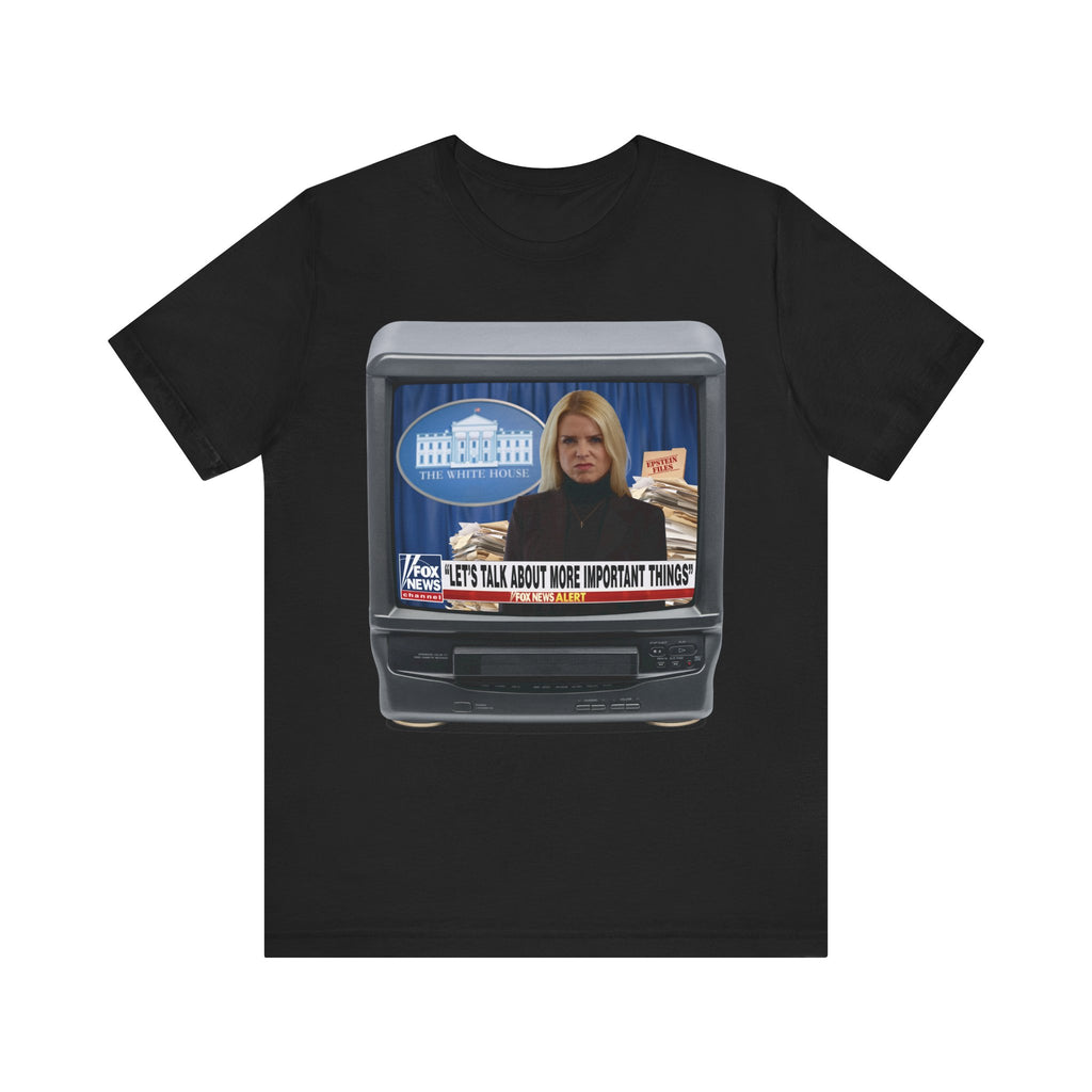 COLLECTOR'S EDITION 2-SIDED: “THE DOW IS OVER 50,000” Satirical News Parody T-Shirt (Front & Back Print)