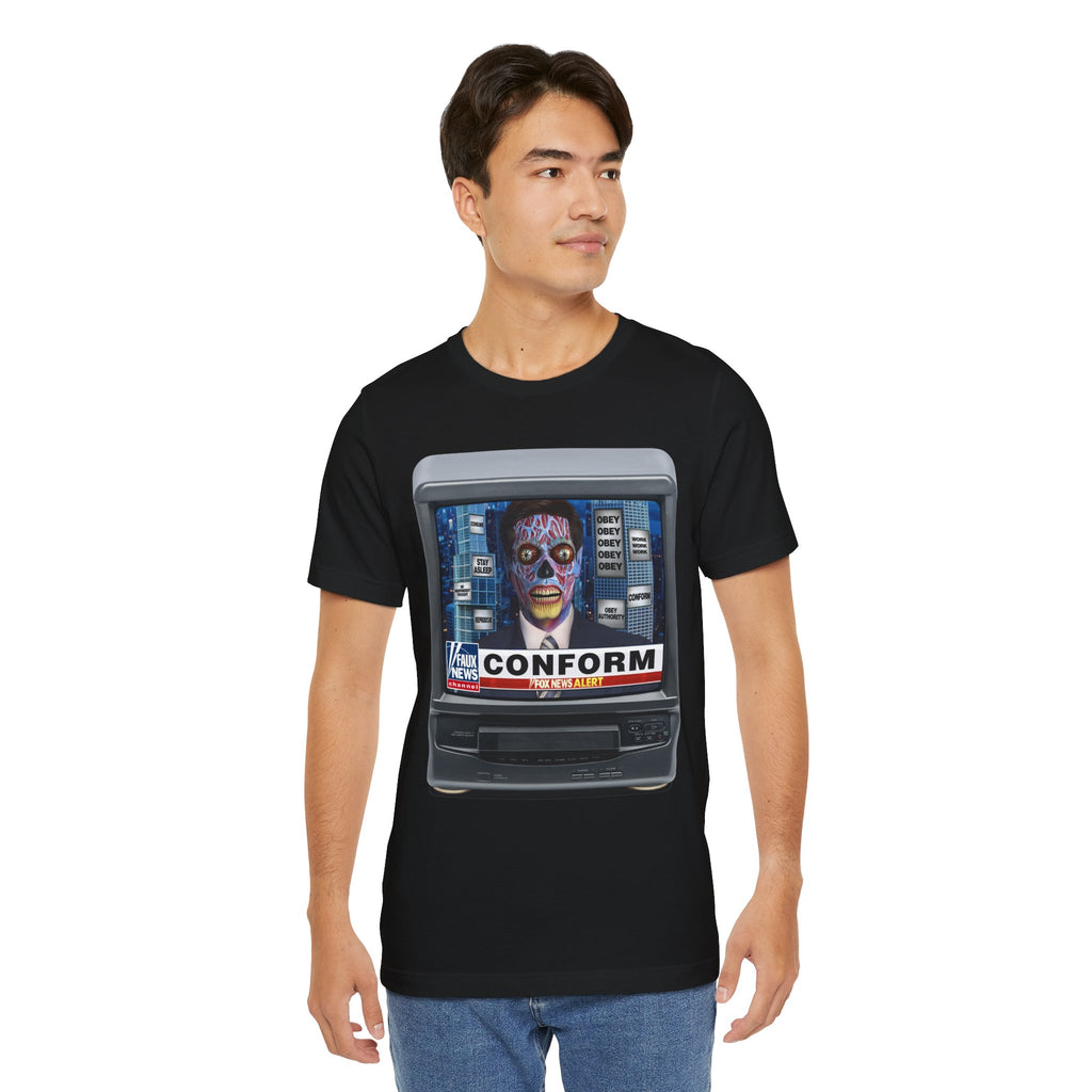 "CONFORM” Satirical News Parody T-Shirt (Front Only)