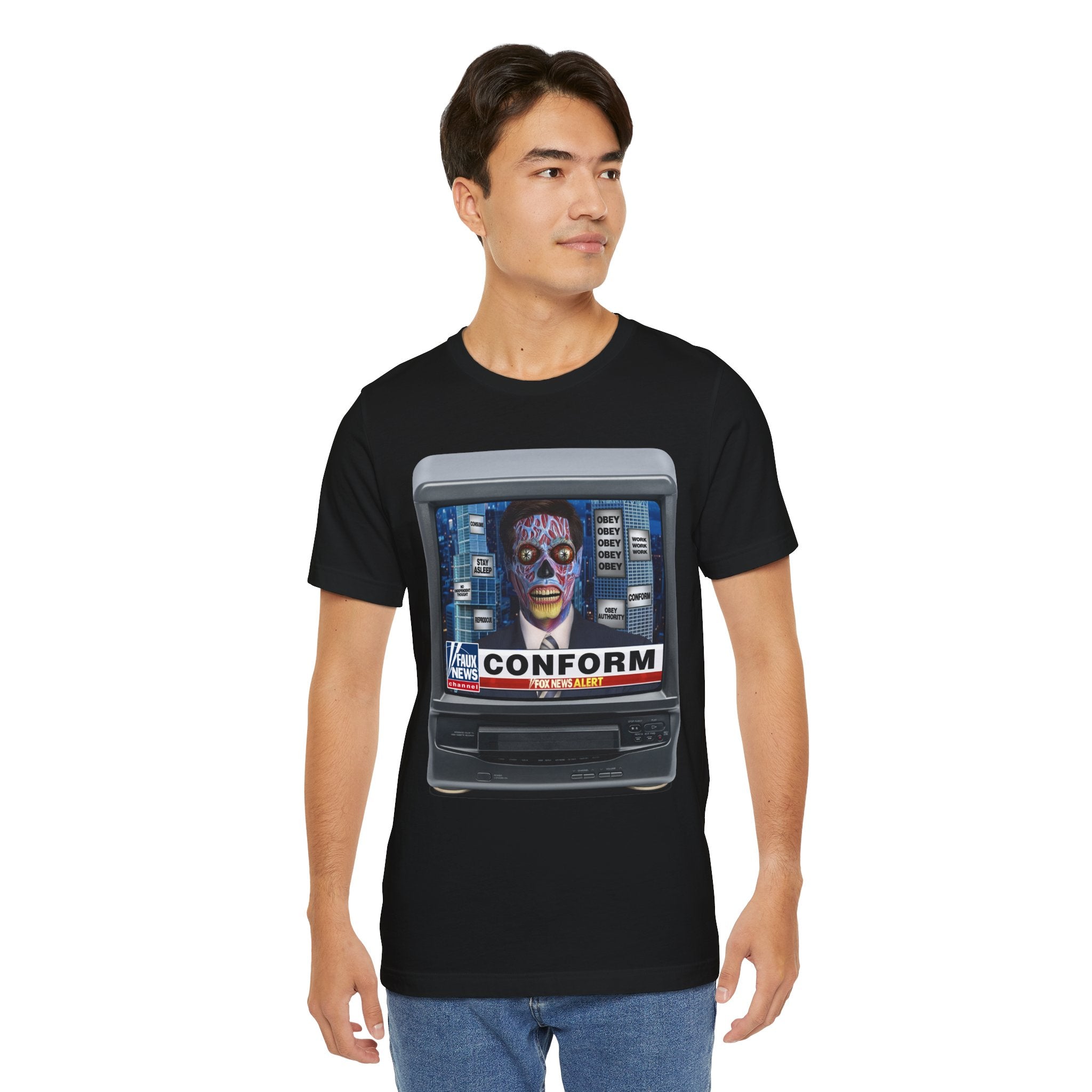 "CONFORM” Satirical News Parody T-Shirt (Front Only)