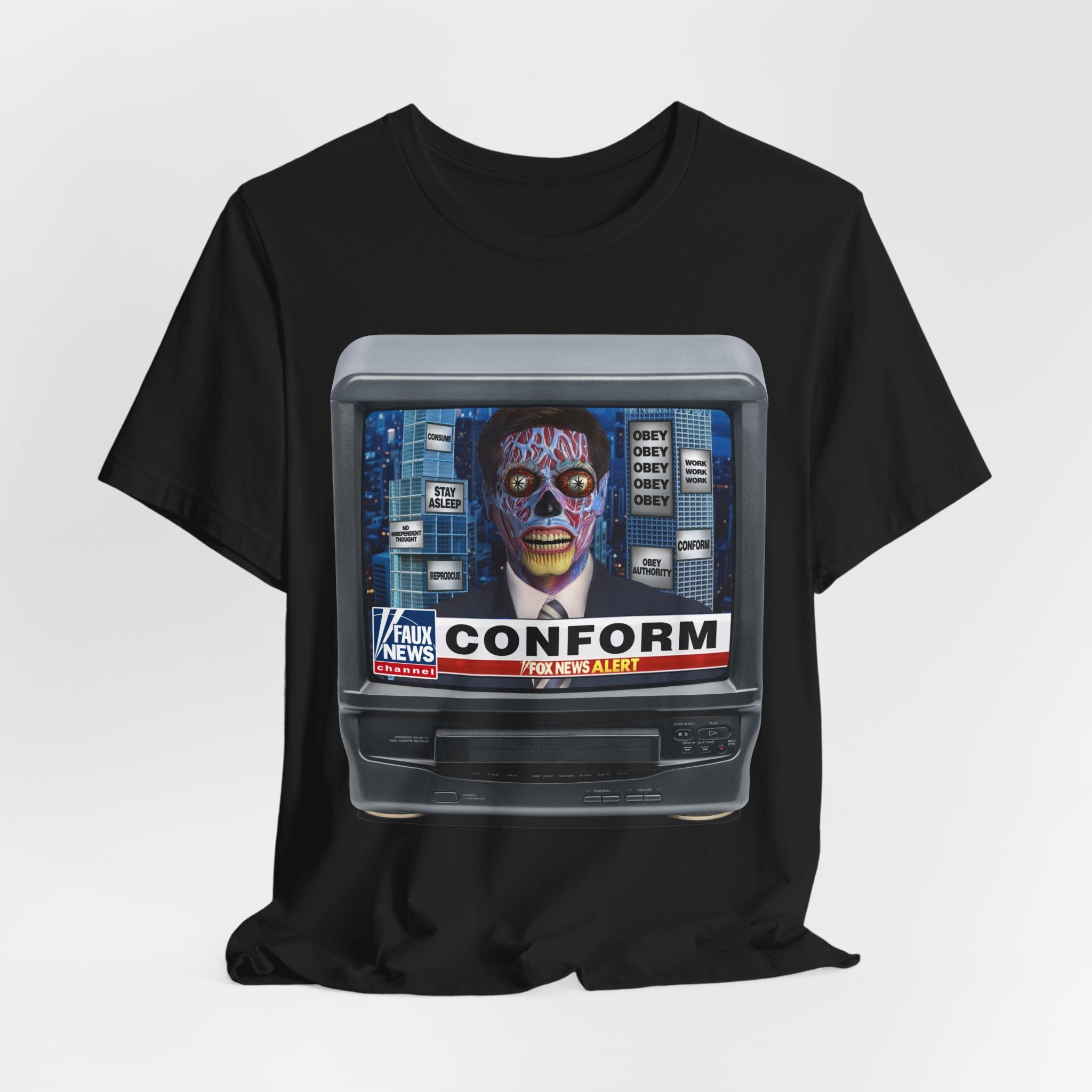 "CONFORM” Satirical News Parody T-Shirt (Front Only)