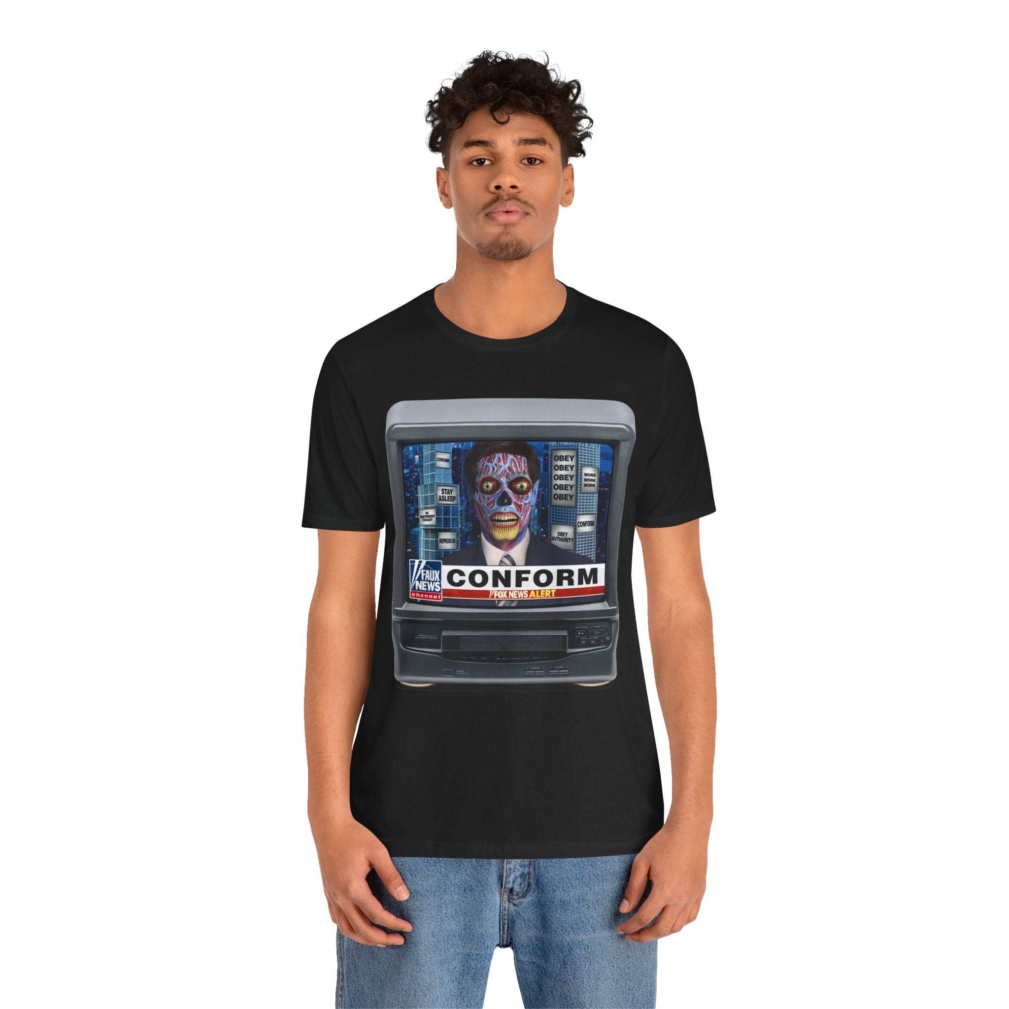 "CONFORM” Satirical News Parody T-Shirt (Front Only)
